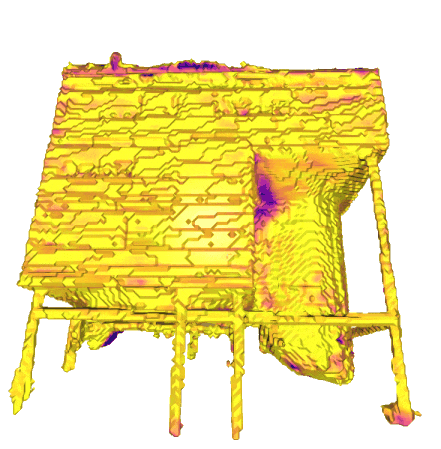 A voxel-based building 3D model, compatible with finite-element-analysis software